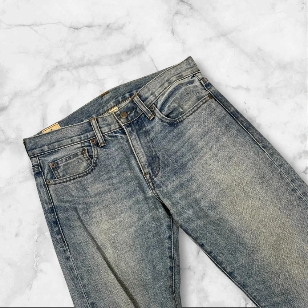 J Crew 484 Style Mens Jeans Extra Slim Fit Light Wash Denim Size 28 x 32 Kaihara
